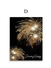 Christmas Tree Santa Claus Pattern Wall Art Paintings For Bedroom And Living Room Decor - Multicolor - View 15