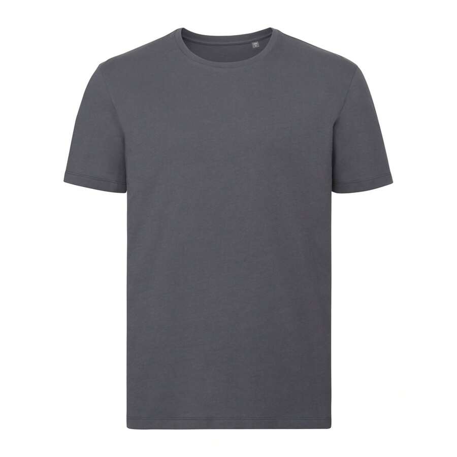 Russell Mens Authentic Pure T-Shirt (Convoy Grey) - Grey - View 1