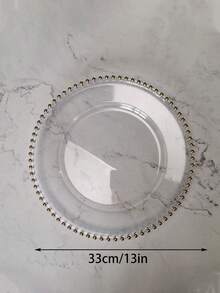 2/4 đĩa ngọc trai viền vàng, đĩa trái cây, đĩa ăn kiểu phương Tây, đĩa ngọc trai, đĩa đựng đồ ăn, đĩa lễ hội ngọc trai vàng ép nóng, đĩa trang trí ngọc trai vàng cho đám cưới, đĩa trang trí ngọc trai vàng cho tiệc tùng, đĩa trái cây sang trọng - Nhiều màu - Xem 5