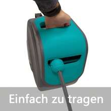 VA-Cerulean Enrouleur de tuyau d'air comprimé automatique gris/vert 10m/20m/18+2m - Enrouleur de tuyau d'air comprimé support de tuyau mural - Gris - Voir 6