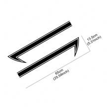 2PCS Truck Bumper Stickers Vinyl Decals Auto Tuning Accessories For Scania R Series Heavy Big Trucks Semi Trailer - 65x13.5cm/25.59x5.31inch - View 5