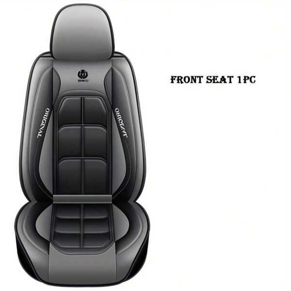 1pc Premium 4D PU Leather Car Seat Cover - Luxurious, Durable Protection - Adjustable Fit For All Seasons - Perfect For SUVs & Off-Road Adventures