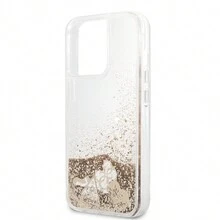 Guess Funda Brillante para iPhone 13 Pro en Color Dorado - Dorado - Ver 6