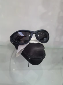 Men Classic Outdoor Cycling Classic Outdoor Cycling Polarized Sunglasses Narrow Frame Sports Glasses - Màu xanh lam - Xem 3