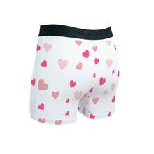 [DIY] Customized Funny Briefs, Men's Underwear, Portrait Photo Custom Briefs, Gift & Novelty, Humorous Face Replacement Lightweight Breathable Quick-Dry Comfortable Material, Gift For Friend/Partner, Party/Birthday Gift - White - View 2