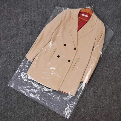 30 pièces Housse de rangement transparente pour vêtements contre la poussière. Sac de rangement pour nettoyage à sec pour penderie, chambre à coucher, organisateur de maison. Convient pour les chemises blanches pour femmes, les pantalons noirs pour femmes, les vêtements d'hiver pour dames, les robes, les vêtements d'hiver pour dames, les robes élégantes pour femmes, les chemises blanches pour dames, les manches longues, les combinaisons blanches pour femmes, les robes de printemps pour femmes, les tenues de printemps pour femmes, le printemps, les vêtements de printemps, minimaliste, hauts d'été