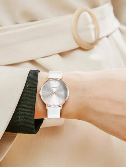 Watches Women Leather Luxe Quartz Horloge Bracelet view 5