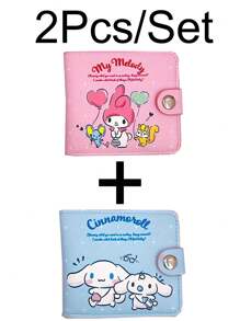 Sanrio Sanrio Kawaii Hello Kitty Kuromi Cinnamoroll My Melody Purse Anime Character Decorate Accessories Kitty Cat Kerokero Keroppi