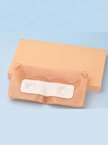 1pc Reusable 5D Makeup Practice Mask Pad, Silicone Skin Eye Face Makeup Model, Suitable For Training Supplies - Multicolor - View 2