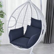 Thick Swing Chair Cushion, Soft Hammock Seat Pad, Breathable Hanging Egg Chair Pillow, Indoor/Outdoor Cozy Lounger Pad, Removable & Washable - Màu xanh hải quân - Xem 4