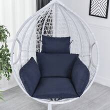 Thick Swing Chair Cushion, Soft Hammock Seat Pad, Breathable Hanging Egg Chair Pillow, Indoor/Outdoor Cozy Lounger Pad, Removable & Washable - Màu xanh hải quân - Xem 5