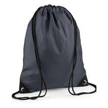 Bagbase Premium Drawstring Bag (Graphite Grey) - 石墨灰 - 查看 1