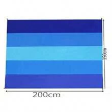 大号格子沙滩垫，便携式野餐垫，适合海滩、露营、野餐等户外活动 - 彩色 - 查看 14