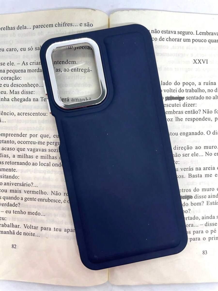 Phone Case Compatible With Moto G53 5G Chrome - 藏蓝色 - 查看 1