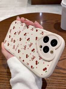 1 Ốp lưng điện thoại bảo vệ bằng da PU họa tiết quả anh đào thanh lịch tương thích với iPhone 11, 12, 13, 14, 11 Pro Max, 12 Pro Max, 13 Pro Max, 14 Pro Max, XR, 15, 15 Pro, 15 Pro Max, iPhone 16, 16 Pro, 16 Plus, 16 Pro Max Chống nước, Chống sốc, Chống rơi, Chống trầy xước - Nhiều màu - Xem 3