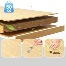 Froadp White Kitchen Trolley With Wheels And Worktop - Wooden Serving Cart With Towel Rack And Spice Board - Mobile Kitchen Cabinets - 115 X 90 X 36 Cm - White - View 6