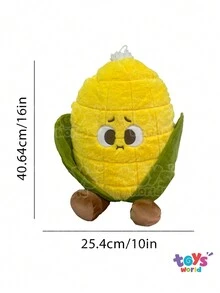Peluche De Elote, Peluche De Vegetales, Muñecos Kawaii, Juguete De Peluche Para Niños, Decoración Del Hogar, Regalo De Cumpleaños - Amarillo - Ver 4