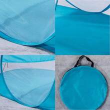 Foldable Tent Awning Sunshade Camping Canopy Sun Shelter For Summer Beach Hiking Camping Natrue Hik E Tent - Blue - View 4