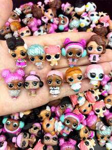 LOL SURPRISE 10 CÁI Mini Búp bê ngẫu nhiên Đồ chơi Quà tặng sinh nhật Chất liệu PVC Chiều cao 3CM Quà tặng ngày lễ Quà tặng Giáng sinh - 10 con búp bê bất ngờ ngẫu nhiên - Xem 2