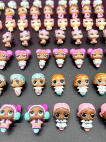 LOL SURPRISE 10 CÁI Mini Búp bê ngẫu nhiên Đồ chơi Quà tặng sinh nhật Chất liệu PVC Chiều cao 3CM Quà tặng ngày lễ Quà tặng Giáng sinh - 10 con búp bê bất ngờ ngẫu nhiên - Xem 6