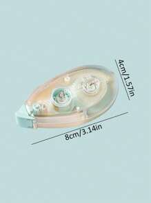 1pc Slogan Graphic Random Double Side Tape - Multicolor - View 6