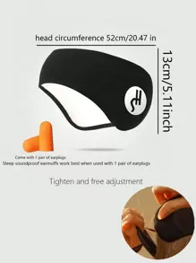 2/1 pièce Masque pour les yeux réglable avec auto-agrippant, avec 1 paire de bouchons d'oreilles, masque de sommeil anti-bruit sans pression sur les oreilles, convient pour dormir, faire la sieste et une utilisation toute l'année. Le meilleur effet des bouchons d'oreilles anti-bruit est obtenu lorsqu'ils sont utilisés avec le masque pour les yeux. Idéal pour la chambre, les voyages, le bureau, l'école, fournitures de rentrée scolaire - Multicolore - Voir 7