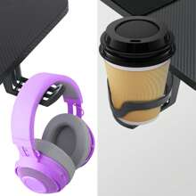 Froadp Freestanding Desk, Ergonomic For Gamer 120x60cm/140x60cm With Carbon Fiber Plate, Cup Holder And Headphone Jack - Black - View 4