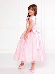 Girls Dresses - Màu Hồng baby - Xem 2