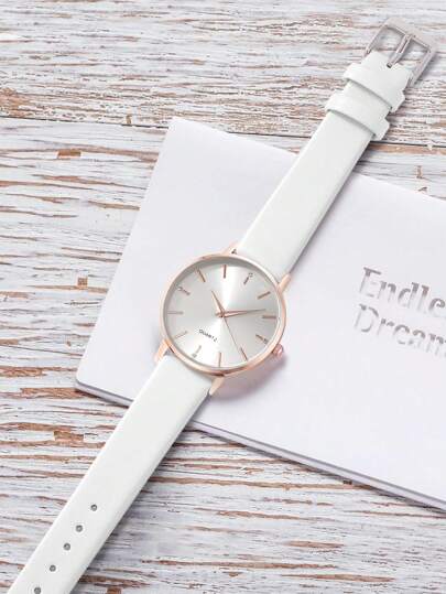 Watches Women Leather Luxe Quartz Horloge Bracelet view 2