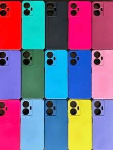 2 In 1 Kit Silicone Case + 3D Glass Screen Protector For Xaiomi POCO M5 - 墨綠色 - 查看 4