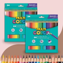 Multicolor Colored Pencils For Coloring Painting Drawing School Supplies - Choose Your Kit - 2 聯合國多色 24 - 查看 1