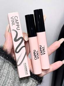 Cappuvini 1 件装丰盈、卷翘、防水、防晕染 3D 向日葵睫毛膏，打造纤长、清晰、不结块的睫毛，持久耐用 - 棕色 - 查看 5