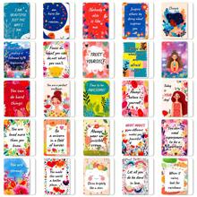 50 张激励卡片，创意彩色赞赏卡片迷你独特励志卡片，适用于员工同事商务感谢卡片欣赏您卡片鼓励卡片善良卡片午餐盒便条、肯定卡片、棋盘游戏、纸牌游戏、积极肯定、反人类卡片包、善良、棋盘游戏、肯定卡片、反人类卡片、宾果卡>多色、卡片包、成人游戏 - 彩色 - 查看 5