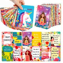 50 张激励卡片，创意彩色赞赏卡片迷你独特励志卡片，适用于员工同事商务感谢卡片欣赏您卡片鼓励卡片善良卡片午餐盒便条、肯定卡片、棋盘游戏、纸牌游戏、积极肯定、反人类卡片包、善良、棋盘游戏、肯定卡片、反人类卡片、宾果卡>多色、卡片包、成人游戏 - 彩色 - 查看 2