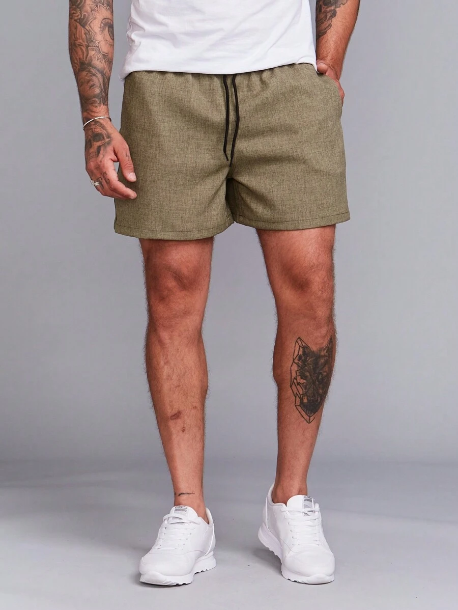 Mauricinho Comfort Linen Shorts For Men - màu xanh lá - Xem 1
