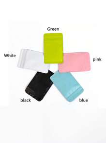 1pc/50pcs-Resealable Packaging Bags, Black Gift Wrapping Bag, Small Business Double-Sided Color Smell Proof Bags For Storage Flat Bags, Opaque Mylar Bags, Suitable For Small Business Double - Sided Color Smell Proof Bags For Storage Flat Bags, Birthday Gift Organizer, Wedding Party Props, Suitable For Wedding Birthday Holiday Banquet Halloween Thanksgiving Christmas Fall Party Valentine Day - Multicolor - View 8