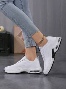 Zapatillas para mujer, cómodas, transpirables, versátiles, ligeras y casuales - Blanco - Ver 2
