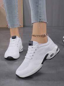 Zapatillas para mujer, cómodas, transpirables, versátiles, ligeras y casuales - Blanco - Ver 4