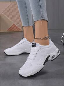 Zapatillas para mujer, cómodas, transpirables, versátiles, ligeras y casuales - Blanco - Ver 3
