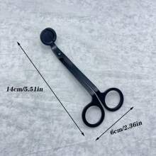 Stainless Steel Candle Accessory Set,Candle Wick Trimmer Cutter+Candle Snuffer Extinguisher+Wick Dipper+Storage Tray+Gift Package For Candle Lover (Multicolor) The Product Has Some Scratches &Chromatic Aberration - Multicolor - View 24