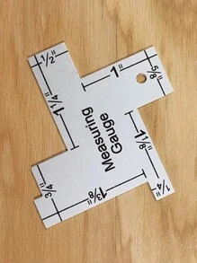 1 pieza Plantilla de regla de sastre, regla de costura, regla de diseño de ropa para sastre, adecuada para accesorios de patchwork, acolchado y manualidades DIY