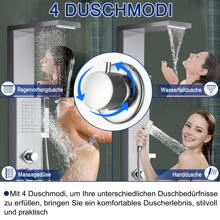 Froadp Shower Column Stainless Steel Shower System Rainfall Shower With Shower Head, Hand Shower, Massage Jets For Shower And Bath - Silver - View 3
