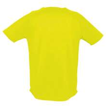 SOLS Mens Sporty Short Sleeve Performance T-Shirt (Neon Yellow) - Yellow - View 2