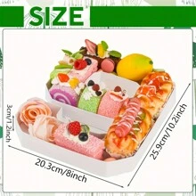 0-9 26个字母 10英寸/25厘米 可重复使用纸板盒托盘展示架，适用于零食、蛋糕棒棒糖、糖果、熟食盒、定制熟食字母（可填充），适用于单人派对、2026毕业季、酒吧和KTV氛围、婚礼、生日派对、新年夜、母亲节、复活节、单身派对、万圣节、圣诞节、BOO、XMAS - 彩色 - 查看 20