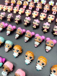 LOL SURPRISE 10 CÁI Mini Búp bê ngẫu nhiên Đồ chơi Quà tặng sinh nhật Chất liệu PVC Chiều cao 3CM Quà tặng ngày lễ Quà tặng Giáng sinh - 10 con búp bê bất ngờ ngẫu nhiên - Xem 7