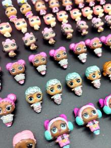LOL SURPRISE 10 CÁI Mini Búp bê ngẫu nhiên Đồ chơi Quà tặng sinh nhật Chất liệu PVC Chiều cao 3CM Quà tặng ngày lễ Quà tặng Giáng sinh - 10 con búp bê bất ngờ ngẫu nhiên - Xem 8