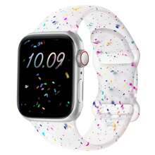 Correa deportiva compatible con Apple Watch de 38mm, 40mm, 41mm, 42mm, 44mm, 45mm, 46mm, 49mm para mujeres y hombres, correa de silicona suave de plástico compatible con iWatch Series Ultra SE 11 10 9 8 7 6 5 4 3 2 1 - 38/40/41 mm - Ver 16