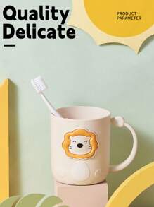 1 Máy Tính Đánh Răng Nước Súc Miệng Cốc Bàn Chải Đánh Răng Cốc Dễ Thương Giặt Cốc Trẻ Sơ Sinh Và Trẻ Em Làm Đặc Cốc Nước - Nhiều màu - Xem 5