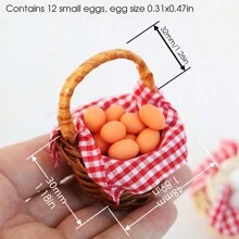 7pcs Christmas Gift Miniature Decor Dollhouse Accessories OB11 Doll House Playset Tiny Food Props For Photography, Birthday Gift Toys, Moss Micro Landscape, Succulent Scene, Doll House Supplies, Ocean Bottle, Star Bottle DIY Materials, Egg Tray