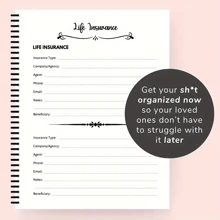 Verflixt! Ich bin tot, Lebensende-Planer, Ich bin jetzt tot, was nun? Arbeitsplanbuch, begleiteter Leitfaden für die letzten Verfügungen wenn ich weg bin, Organizer Notizbuch für Besitztümer, Geschäftsangelegenheiten und letzte Wünsche